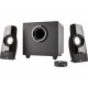 Cyber Acoustics Curve Storm 2.1 Speaker System - 22 W RMS - Control Pod CA-3350