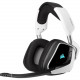 Corsair VOID RGB ELITE Wireless Premium Gaming Headset with 7.1 Surround Sound - White - Stereo - Wireless - 40 ft - 32 Ohm - 20 Hz - 30 kHz - Over-the-head - Binaural - Circumaural - Omni-directional Microphone - White CA-9011202-NA