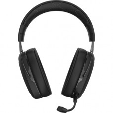 Corsair HS70 PRO Wireless Gaming Headset - Carbon - Stereo - Wireless - 40 ft - 32 Ohm - 20 Hz - 20 kHz - Over-the-head - Binaural - Circumaural - Uni-directional, Noise Cancelling Microphone - Carbon CA-9011211-NA