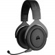 Corsair HS70 Wired Gaming Headset with Bluetooth - Stereo - Mini-phone (3.5mm), USB - Wired/Wireless - Bluetooth - 30 ft - 32 Kilo Ohm - 20 Hz - 20 kHz - Over-the-head - Binaural - Circumaural - 5.91 ft Cable - Uni-directional, Noise Cancelling Microphone