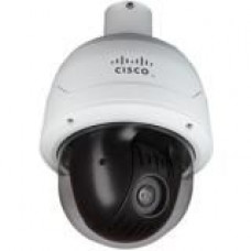 Cisco Video Surveillance 2800 Series Standard Definition PTZ IP Camera - Network surveillance camera - PTZ - color (Day&Night) - 720 x 480 - auto and manual iris - audio - LAN 10/100 - MJPEG, H.264 - AC 18 - 32 V / DC 22 - 27 V - remanufactured CIVS-I