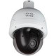 Cisco Video Surveillance 2800 Series Standard Definition PTZ IP Camera - Network surveillance camera - PTZ - color (Day&Night) - 720 x 480 - auto and manual iris - audio - LAN 10/100 - MJPEG, H.264 - AC 18 - 32 V / DC 22 - 27 V - remanufactured CIVS-I