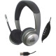 SYBA Multimedia Connectland Headset - Stereo - USB, Mini-phone - Wired - 32 Ohm - 20 Hz - 20 kHz - Over-the-head - Binaural - Ear-cup CL-CM-5008-U