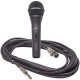 Califone CARDIOD MIC/ 1/4"-XLR 30' CBL/BRUSHED DM-39