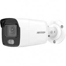 Hikvision ColorVu DS-2CD2047G2-LU 4 Megapixel Network Camera - Mini Bullet - 131.23 ft - H.265+, H.265, H.264, H.264+, MJPEG - 2688 x 1520 - CMOS - Pole Mount, Junction Box Mount, Corner Mount - TAA Compliance DS-2CD2047G2-LU 6MM