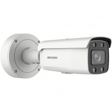 Hikvision Performance DS-2CD2647G2-LZS 4 Megapixel HD Network Camera - Color - Bullet - 196.85 ft Night Vision - H.265, H.265+, H.264, H.264+, MJPEG - 2688 x 1520 - 3.60 mm- 9 mm Varifocal Lens - 2.5x Optical - CMOS - Pole Mount, Corner Mount - IK10 - IP6