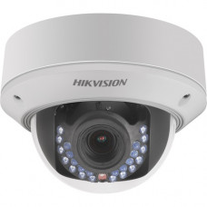 Hikvision DS-2CD2712F-I 1.3 Megapixel Network Camera - Color - ?14 - 65.62 ft Night Vision - H.264, Motion JPEG - 1280 x 960 - 4.3x Optical - CMOS - Cable - Fast Ethernet - Dome - Pendant Mount, Wall Mount - RoHS, TAA, WEEE Compliance DS-2CD2712F-I