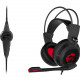 Micro-Star International  MSI DS502 Gaming Headset - Stereo - USB 2.0 - Wired - 32 Ohm - 20 Hz - 20 kHz - On-ear - Binaural - Ear-cup - 6.56 ft Cable - Omni-directional Microphone - Black DS502
