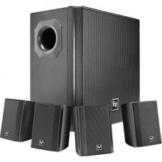 Bosch EVID EVID-S44 2-way Surface Mount, Wall Mountable Speaker - Black - 180 Hz to 20 kHz - 8 Ohm - TAA Compliance EVID-S44
