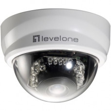 Cp Technologies LevelOne H.264 2-Mega Pixel FCS-3101 10/100 Mbps PoE Mini Dome Network Camera w/IR - 1920X1080 HD RES, PoE, H.264, MPEG-4, MJPEG FCS-3101