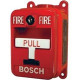 Bosch FMM-100SAT2CKEX Explosion-Proof Fire Alarm Manual Station - Single Action - Red, White - Die-cast Metal - For Fire Alarm, Outdoor FMM-100SAT2CKEX