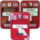 Bosch FMM-100SATK-NYC Manual Station, Single-Action for NYC - Single Action - Single Gang - Red - Die-cast Metal - For Fire Alarm, Outdoor FMM-100SATK-NYC
