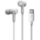 Belkin ROCKSTAR Headphones with USB-C Connector (USB-C Headphones) - Stereo - USB Type C - Wired - Earbud - Binaural - In-ear - 3.67 ft Cable - White G3H0002BTWHT