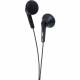 Victor  Of Japan, Limited JVC Earphone - Stereo - Black - Mini-phone (3.5mm) - Wired - Earbud - Binaural - In-ear - 3.94 ft Cable HA-F12B