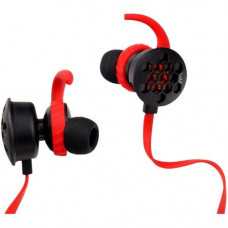 Thermaltake Tt eSPORTS ISURUS PRO Earset - Stereo - Mini-phone - Wired - 16 Ohm - 20 Hz - 20 kHz - Earbud - Binaural - In-ear - Blazing Red HT-ISF-ANIBBK-19