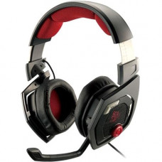 Thermaltake Tt eSPORTS Shock 3D 7.1 Headset - Diamond Black, Red - USB - Wired - 32 Ohm - 20 Hz - 20 kHz - Over-the-head - Binaural - Circumaural - 6.56 ft Cable - Noise Canceling HT-RSO-DIECBK-13