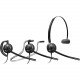 Plantronics HW540 EncorePro Convertible Headset - Mono - Black - Wired - Over-the-head - Monaural - Supra-aural - TAA Compliance HW540