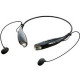 Digital Products International iLive Wireless Stereo Headset - Stereo - Black - Wireless - Bluetooth - 33 ft - 32 Ohm - 20 Hz - 20 kHz - Earbud, Behind-the-neck - Binaural - In-ear IAEB25B
