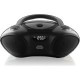 Digital Products International iLive Bluetooth CD Radio Portable Boombox - 1 x Disc Integrated Stereo Speaker - Black LCD - CD-DA - 6 Hour Run Time - Auxiliary Input IBC233B