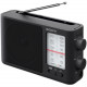 Sony Analog Tuning Portable FM/AM Radio - Headphone - 3 x AA - Portable ICF506