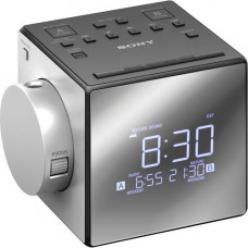 Sony Clock Radio - 100 mW RMS - Mono - 2 x Alarm - AM, FM - USB - Manual Snooze ICFC1PJ