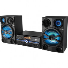 Supersonic IQ-9000BT Mini Hi-Fi System - 100 W RMS - Black - DVD Player, CD Player - FM - CD-R, DVD-R - 2 Speaker(s) - DVD Audio, CD-DA, MP3, WMA - USB - Remote Control IQ-9000BT