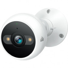 TP-Link Kasa Smart Kasa Cam KC420WS 4 Megapixel Outdoor Network Camera - Color - 1 Pack - 98 ft Infrared/Color Night Vision - H.264 - 2560 x 1440 - 3.18 mm Fixed Lens - Kasa Smart, Alexa, Google Assistant Supported - IP65 - Weather Proof, Rain Resistant, 