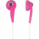 Koss Ke10p Pink Stereo Earbuds Slim - Contour Design Soft Rubber Body - Stereo - Pink - Mini-phone - Wired - 32 Ohm - 40 Hz 20 kHz - Earbud - Binaural - Open - 4 ft Cable KE10P