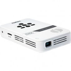 AAXA LED Pico Projector with 80 Minute Battery Life, mini-HDMI, 15,000 hour LED Life, and Media Player - 1280 x 720 - Front - 720p - 20000 Hour Normal ModeHD - 1,000:1 - 25 lm - HDMI - USB - 1 Year Warranty KP-101-01