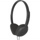 Koss KPH8 Headphone - Stereo - Black - Mini-phone - Wired - 32 Ohm - 80 Hz 18 kHz - Over-the-head - Binaural - Supra-aural - 4 ft Cable KPH8K