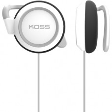 Koss KSC21 Earphone - Stereo - White - Mini-phone (3.5mm) - Wired - 36 Ohm - 50 Hz 18 kHz - Over-the-ear - Binaural - Supra-aural - 4 ft Cable KSC21W