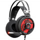 Ergoguys Bloody Gaming Chronometer M660 Headset - Stereo - Mini-phone (3.5mm) - Wired - 16 Ohm - 20 Hz - 20 kHz - Over-the-head - Binaural - Circumaural - 4.27 ft Cable - Omni-directional, Noise Cancelling Microphone - Black/Red M660P