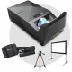 Elite Screens EliteProjector MosicGO Sport MGS-OM100 Ultra Short Throw DLP Projector - 16:9 - Portable - Black - 1920 x 1080 - Front - 1080p - 25000 Hour Normal ModeFull HD - 20,000:1 - 1500 lm - HDMI - USB - Bluetooth - Gaming, Cinema, Home Theater - 2 Y