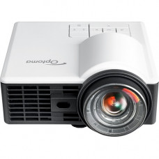 Optoma ML1050ST+ 3D Ready Short Throw DLP Projector - 720p - HDTV - 16:10 - Front - LED RGB - 20000 Hour Normal Mode - 30000 Hour Economy Mode - 1280 x 800 - WXGA - 20,000:1 - 1000 lm - HDMI - USB - 77 W - 1 Year Warranty ML1050ST+