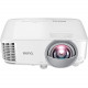 BenQ MX825STH Short Throw DLP Projector - 4:3 - White - 1024 x 768 - Front - 720p - 6000 Hour Normal Mode - 10000 Hour Economy Mode - XGA - 20,000:1 - 3500 lm - HDMI - USB MX825STH