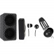 Naxa NAS-3061A Portable Bluetooth Speaker System - Black - 100 Hz to 20 kHz - Battery Rechargeable NAS-3061A-BLACK