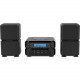 Naxa NS-441 Micro Hi-Fi System - 4.40 W RMS - Black - CD Player - 1 Disc(s) - FM, AM - CD-RW - 2 Speaker(s) - CD-DA - Bluetooth - Remote Control NS-441