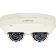 Hanwha Techwin WiseNet PNM-7000VD 2 Megapixel Network Camera - 2 Pack - Monochrome, Color - Motion JPEG, H.264, MPEG-4 AVC, H.265 - 1920 x 1080 - CMOS - Cable - Dome - Hanging Mount, Swan Neck Mount, Wall Mount, Pendant Mount, Parapet Mount, Pole Mount, C