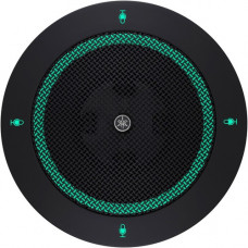 Yamaha RM-TT Wired Boundary Microphone - Black - 160 Hz to 16 kHz - Cardioid, Hyper-cardioid, Super-cardioid, Omni-directional, Bi-directional, Toroid - Table Mount RM-TT-B