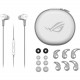 Asus ROG Cetra II Core Moonlight - Stereo - Mini-phone (3.5mm) - Wired - 32 Ohm - 20 Hz - 40 kHz - Earbud - Binaural - In-ear - 4.10 ft Cable - Omni-directional Microphone - White ROG CETRA II CORE ML