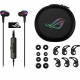 Asus ROG Cetra II Gaming Earset - USB Type C - Wired - 32 Ohm - 20 Hz - 40 kHz - Earbud - Binaural - In-ear - 4.10 ft Cable - Omni-directional, Noise Cancelling Microphone - Noise Canceling - Black ROG CETRA II