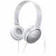Panasonic Lightweight On-Ear Headphones with Mic and Controller - White - RP-HF300M-W - Stereo - Mini-phone (3.5mm) - Wired - 35 Ohm - 10 Hz - 23 kHz - Over-the-head - Binaural - Supra-aural - 3.94 ft Cable - White RP-HF300M-W
