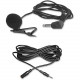 AmpliVox S2030 Microphone - MonoWired - 3.33 ft - Condenser - Lapel - Mini-phone - TAA Compliance S2030
