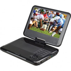 Supersonic SC-179DVD Portable DVD Player - 9" Display - 800 x 480 - Black - DVD+RW, DVD-RW, CD-RW - JPEG - DVD Video, Video CD, SVCD - 16:9 - CD-DA - USB - Lithium Ion (Li-Ion) SC-179DVD