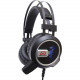 SYBA GamesterGear Falcon Over the Ear Stereo PC Gaming Headset with Microphone LED Lights - Stereo - Mini-phone - Wired - Over-the-head - Binaural - Circumaural SY-AUD63113
