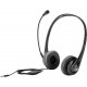 HP Headset - Stereo - Mini-phone (3.5mm) - Wired - 32 Ohm - Over-the-head - Binaural - Supra-aural - Noise Canceling T1A66AA