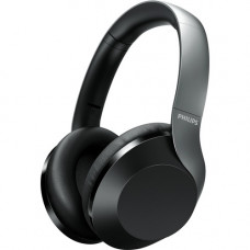 Philips Performance Hi-Res Audio Wireless Over-Ear Headphone - Stereo - Wired/Wireless - Bluetooth - 32.8 ft - 16 Ohm - 7 Hz - 40 kHz - Over-the-head - Binaural - Circumaural - Echo Cancelling Microphone - Noise Canceling - Black TAPH805BK/27