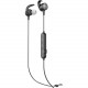 Philips ActionFit Wireless Headphone - Stereo - Wireless - Bluetooth - 32.8 ft - 16 Ohm - 20 Hz - 20 kHz - Behind-the-neck, Earbud - Binaural - In-ear - Echo Cancelling Microphone - Black TASN503BK/27