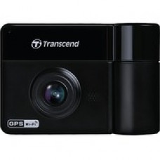 Transcend DrivePro 550B Digital Camcorder - 2.4" LCD Screen - STARVIS - Full HD - 16:9 - H.264, MP4 - USB - microSD - GPS - Memory Card - Suction Mount, Dashboard Mount TS-DP550B-64G