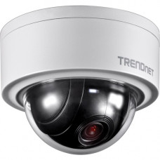 Trendnet TV-IP420P 3 Megapixel Network Camera - Color, Monochrome - Motion JPEG, H.264 - 2048 x 1536 - 2.80 mm - 12 mm - 4x Optical - CMOS - Cable - Dome TV-IP420P